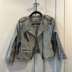 GAP 1969 Denim Moto Jean Jacket